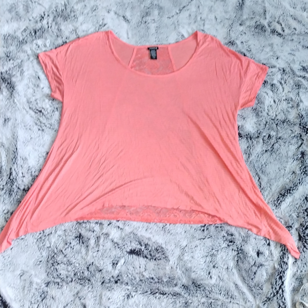 Torrid lace open back top size 1